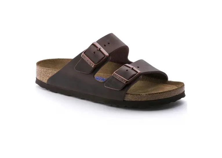 Image 1 of Birkenstock Arizona Soft Footbed Natural Leather Narrow Oiled Women's