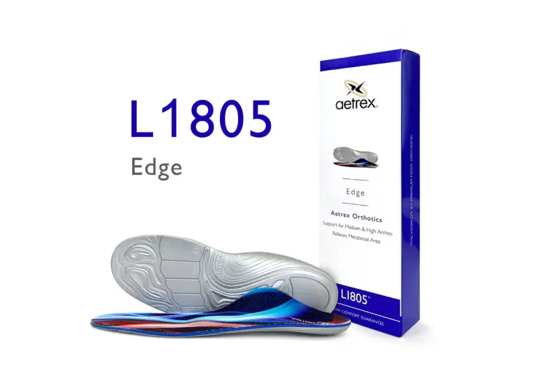 Image 1 of Aetrex Edge Orthotics W/ Metatarsal Support Unisex
