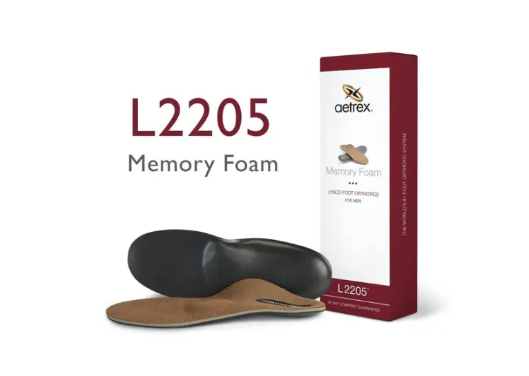 Image 1 of Aetrex Memory Foam Orthotics W/ Metatarsal Support Men's