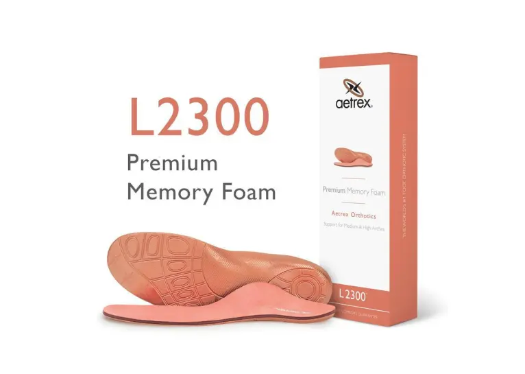 Image 1 of Aetrex Premium Memory Foam Med/High Arch Orthotics Women's