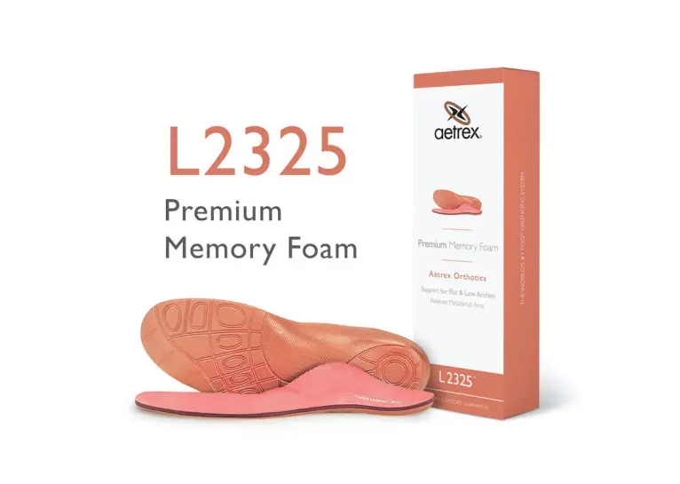 Image 1 of Aetrex Premium Memory Foam Flat/Low Arch W/ Metatarsal Support Women's