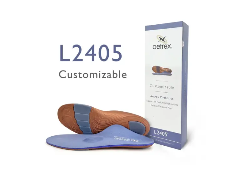 Image 1 of Aetrex Customizable Orthotics W/ Metatarsal Support Men's