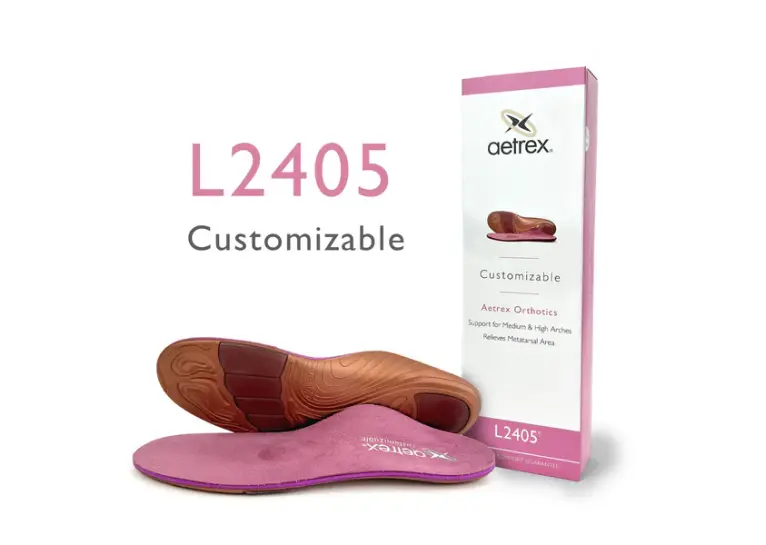 Image 1 of Aetrex Customizable Orthotics W/ Metatarsal Support Women's