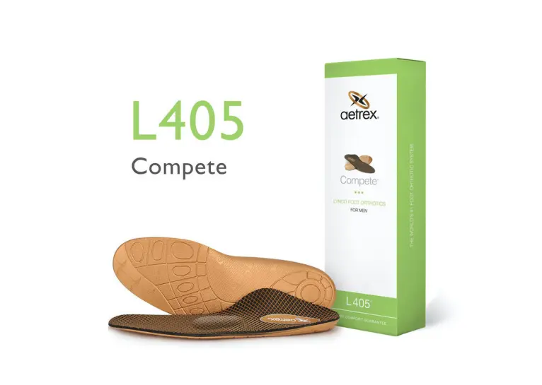 Image 1 of Aetrex Compete Orthotics W/ Metatarsal Support Men's