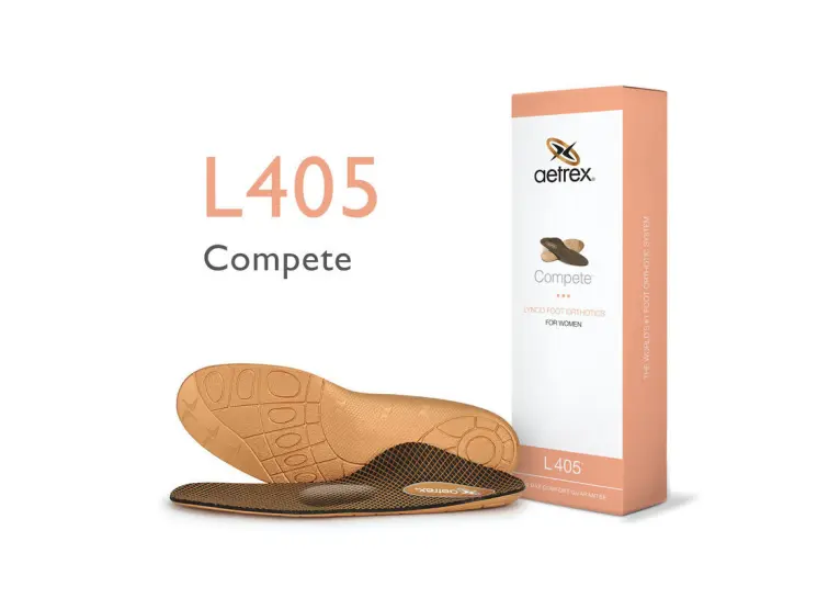 Image 1 of Aetrex Compete Orthotics W/ Metatarsal Support Women's