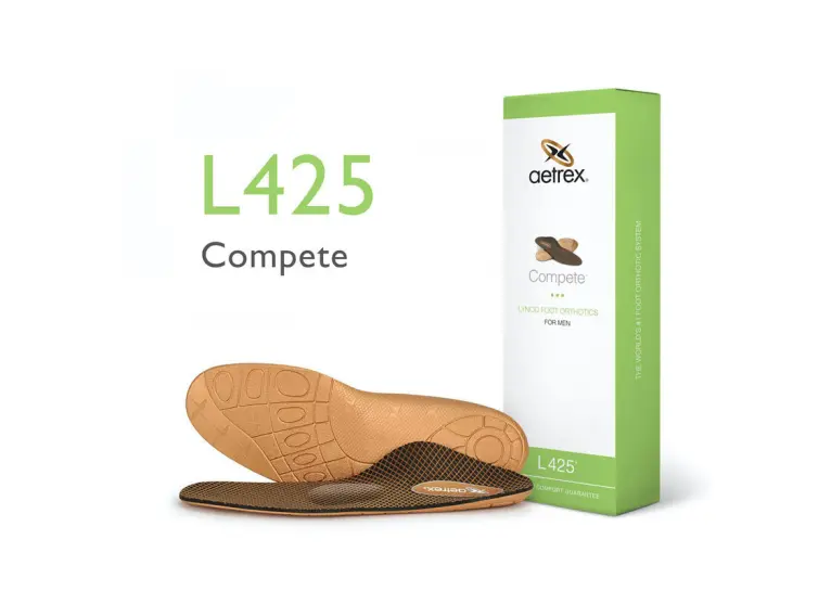 Image 1 of Aetrex Compete Posted Orthotics W/ Metatarsal Support Men's
