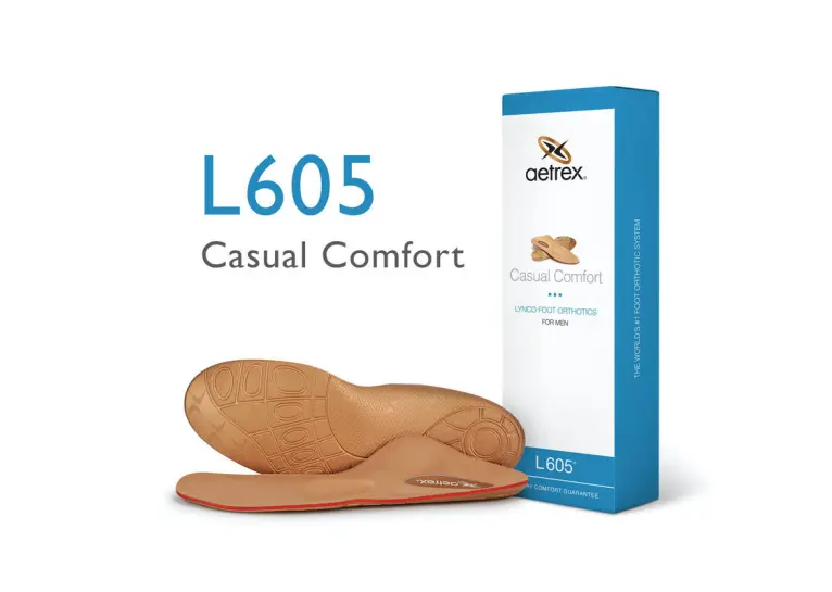 Image 1 of Aetrex Casual Comfort Med/High Arch W/ Metatarsal Support Men's