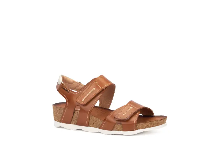 Image 1 of Pikolinos Mahon Double Strap Adjustable Wedge Sandal Women's